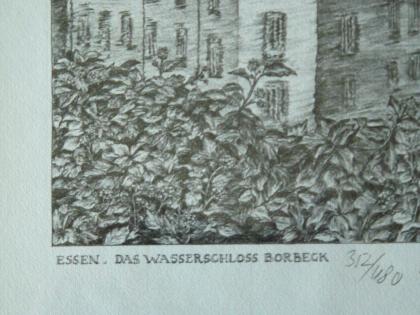 Wasserschoss Borbeck Grafik. B081