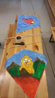 Papa & Kind Drachenbasteln im Kindergarten Mülheim an der Ruhr_Essen_Duisburg_Mo