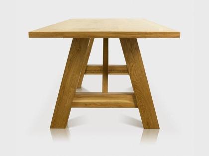 EICHENTISCH ESSTISCH MASSIVHOLZ LACKIERT TISCH 145-175x90x78cm 200x100x78cm