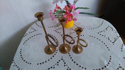 Messingkerzenhalter !