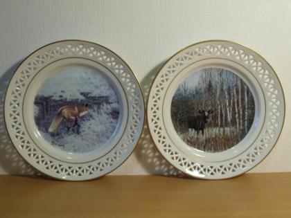 2 Wandteller Sammelteller 