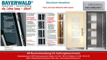 Bayerwald Aktions Aluminiumhaustüren – Aluminium Haustüren