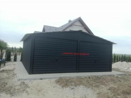 Blechgarage, Doppeltgarage, Garage, Moderne Garage, Metallgarage, Fertiggarage 6