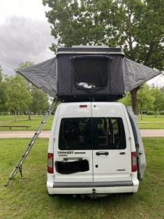 Prime Tech Hartschalen-Autodachzelt Nevada 120cm ABS schwarz