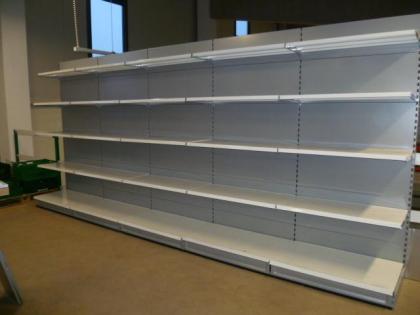 Tegometall Ladenregal, Wandregale, Gondelregale, gebraucht, abgebaut, gereinigt