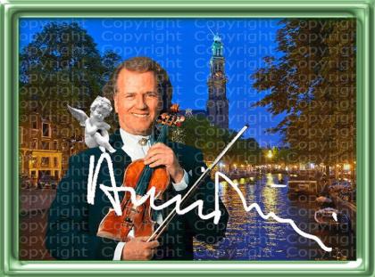 André Rieu Fotodruck signiert. NEU. Souvenir. Rarität. Andenken.
