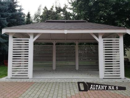 HOLZGARTENLAUBE CIECHANÓW GARTENHAUS GRILLPAVILLON KIEFERNHOLZ PERGOLEN 3x4m