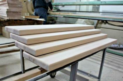 TREPPENSTUFEN RENOVIERUNGSSTUFE TREPPENSANIERUNG BUCHENHOLZ 40mm 4cm