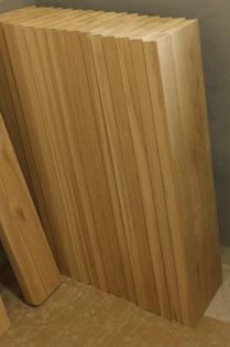 HOLZTREPPENSTUFEN HOLZSTUFEN EICHENHOLZ MASSIVHOLZTREPPE UNLACKIERT 85x28x4