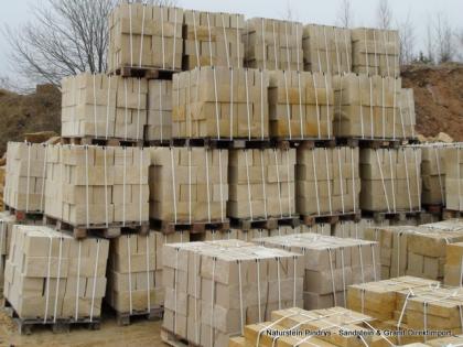 Sandstein Mauersteine, Natursteine, Sandsteinmauer 20*20*40
