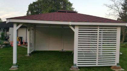 GARTENHAUS GARTENLAUBE AUS MASSIVHOLZ HOLZHAUS MIT IMPRÄGNIERUNG BERLIN 5x4m