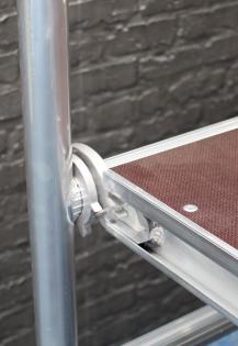 ASC BL 100 Zimmerfahrgerüst, Rollgerüst, Klappgerüst, breiter Rahmen, erweiterba