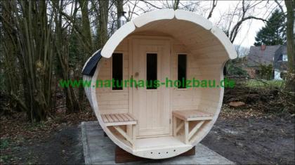 Fasssauna, Saunafass, Fass Sauna, Gartensauna, Außensauna, Saunapod