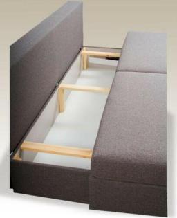 Sofa Couch Schlaffunktion Dreisitzer Stauraum Schlafcouch Schlafsofa 2 Schlafplä