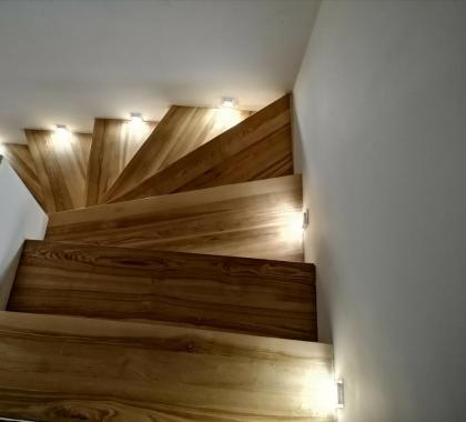 STUFE 85x24(+4)x4cm + SETZSTUFEN FALTTREPPE TREPPENSTUFEN BUCHENHOLZ MASSIVHOLZ