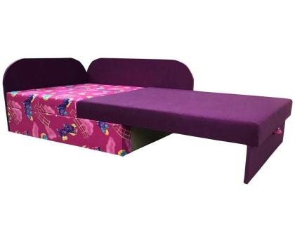 Ecksofa Kindersofa Schlaffunktion Kissen links/ rechts Klappsofa Pony Muster bis
