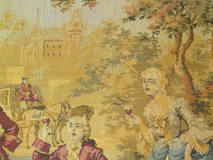 Gobelin antik Jagdbildteppich 115x69 (G029)