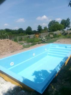 Schwimmbecken mit Filtration-Set, Gartenpool CURACAO 7, 5 x 3, 7 x 1, 55 m