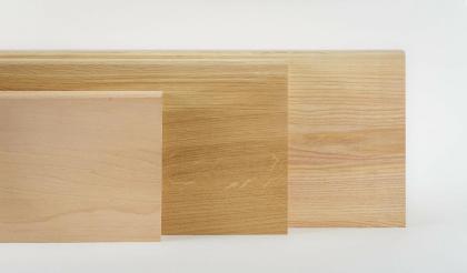 HOLZSTUFEN HOLZTREPPENSTUFEN BUCHENHOLZ MASSIVHOLZSTUFEN LACKIERT 85x28x4cm