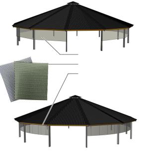 Hufschlagüberdachung und Longierhallen ab 9.999, -€