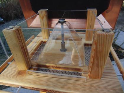 Luxus-Vogelhaus, Silo-Vogel-Fütterung, Vogel-Fütterung, Futter-Häuschen, 