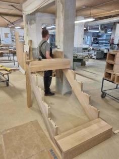 FALTTREPPE AUS BUCHE MASSIVHOLZTREPPEN HOLZTREPPEN BUCHENHOLZ