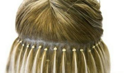 Microring Haarverlängerung Methode Einarbeitung