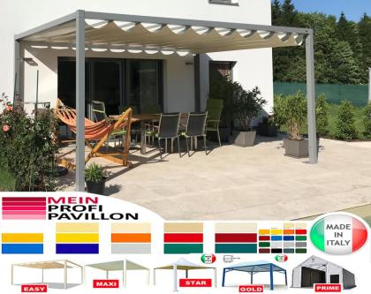 Pergola 5x4 Pavillon Zelt Restaurant personalisierte Farbe Stahl Pvc Café Garten