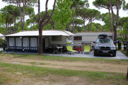 Wohnwagen in Italien auf dem Union Lido 5* zu vermieten