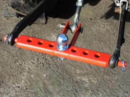 Anhängerkupplung für Kleintraktor Kubota, Iseki, usw. Ackerschiene