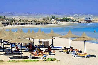 ÄGYPTEN ROTES MEER Hotel Pensee Azur direkt am Sandstrand