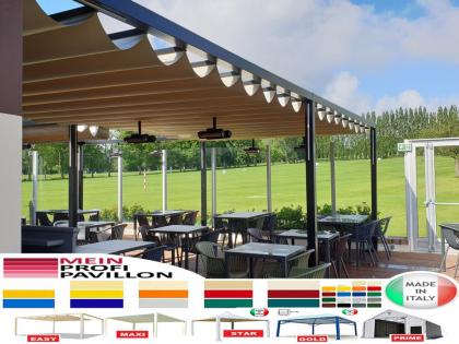 Pergola 6x3 Pavillon Zelt Restaurant personalisierte Farbe Stahl Pvc Café Garten