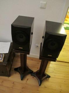 Combak Harmonix Reimyo Bravo High End Kompaktlautsprecher mit Dinosaur Ständer
