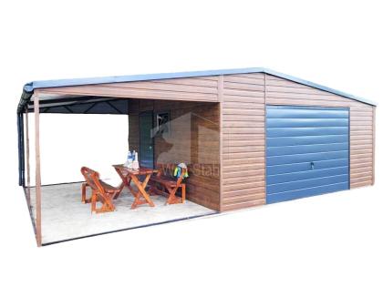 Blechgarage 5x5m Carport und Garage Stahlgarage Doppelgarage Individuelle Projek