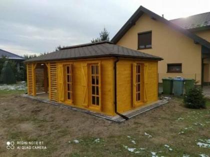 GARTENHAUS AUS KIEFERNHOLZ GARTENLAUBE WERKZEUGHAUS 6x3m
