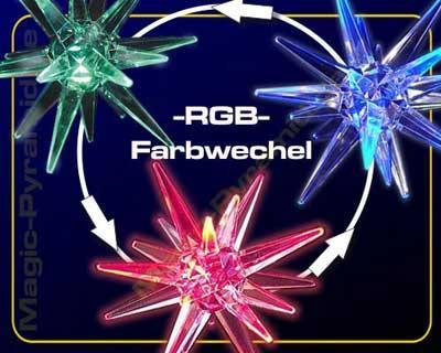 Solar Stableuchte Blume, 80 cm, LED-Farbwechsel