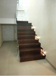 MASSIVHOLZ STUFE 85x24(+4)x4cm + SETZSTUFEN TREPPENSTUFEN FALTTREPPE