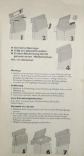 Snappy Abfallbehälter Müllbox Abfallbox Mülleimer + Ersatzbeutel 1 Behälter + 16