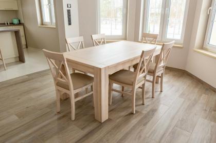 TISCH EICHENTISCH LACKIERTERTISH ESSTISCH MASSIVHOLZ HOLZTISH 180-281x100cm
