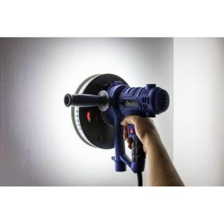 Schleifmaschine für Stuckgips, Feinputz, Putz 1400W PAPIER LED Ersatzbürsten Net