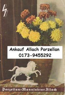 Allach Porzellan München Ankauf, Sammler sucht Allach Porzellan, kaufe Allachpor