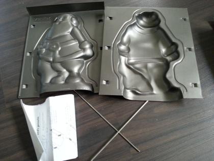 Weihnachtsmann-Backform