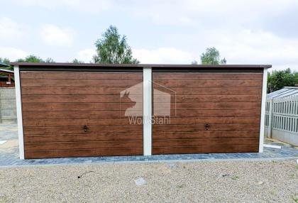 Blechgarage 6x6m Metallgarage Fertiggarage Stahlgarage Doppelgarage Schnelle Lie