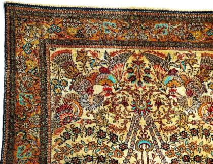 Orientteppich Ghom Seide 158x110 alt (T093)