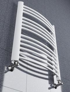 Badheizkörper Kuri mit Anschluß Beidseitig unten 470x480/ 670x1120 mm Heizkörper