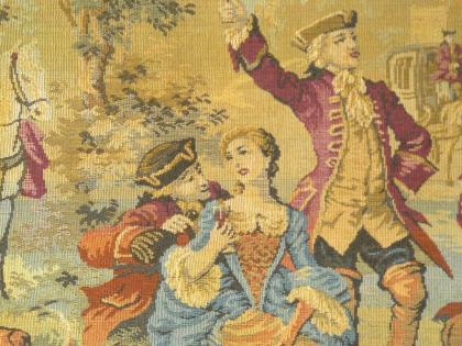 Gobelin antik Jagdbildteppich 115x69 (G029)