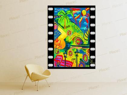 Pierce Brosnan Kunstdruck 45x30 cm. Souvenir. Geschenk. Andenken. Sammlerstück. 