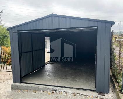  Blechgarage 3,5x7m Metallgarage Fertiggarage Garagen direkt vom Hersteller GP23