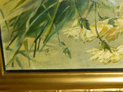 Gemälde Blumenstillleben von 1928 (B070)