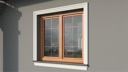 Leisten Leiste LO6 Styropor EPS-200 Elevation Stuckatur Fenster Dekoration Deko